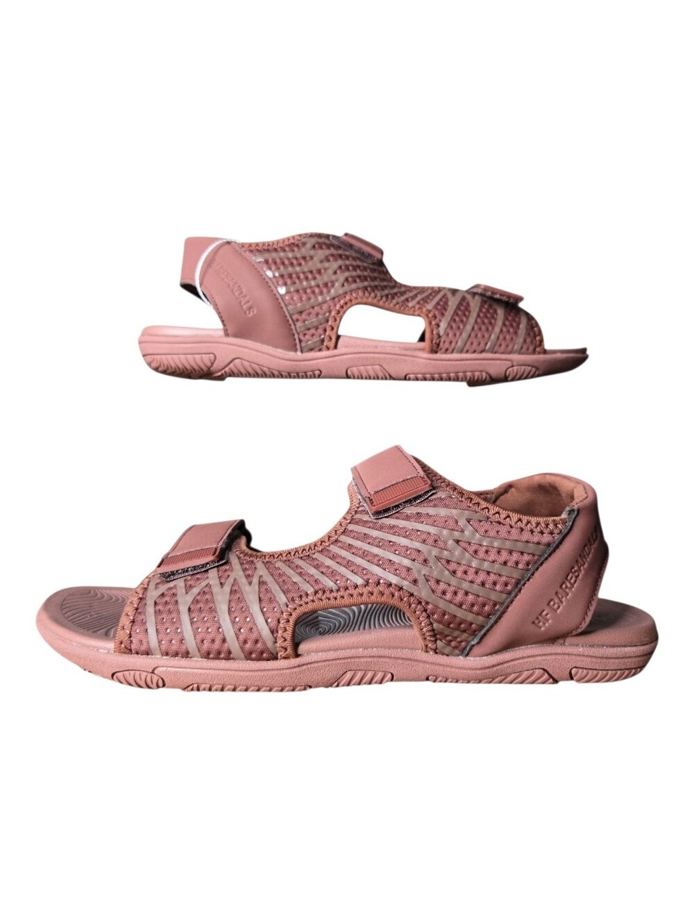 Hike HF Baresandals III Womens Chocolate Brown Ergonomic Lightweight Sandals 7.5